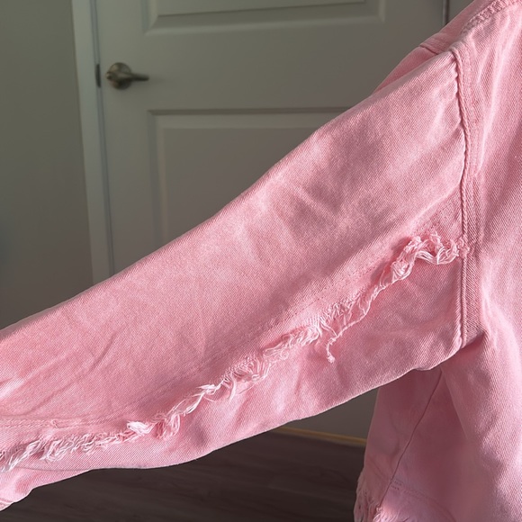 pink lily pink jean jacket - Picture 4 of 9